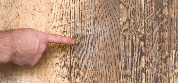 Wood Door Scratch Repair in Lemoore Station